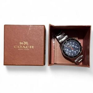 Coach Black and Silver Men's Watch